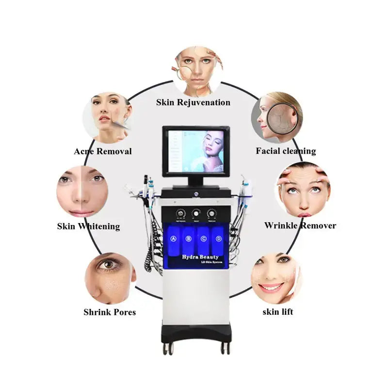 a picture of a woman's face with the words skin rejuvenation