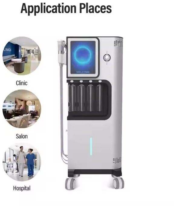 a picture of a medical device with the words application places