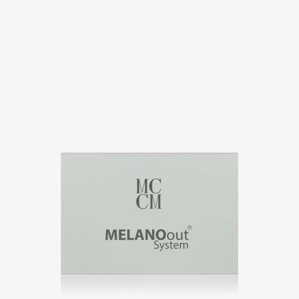 a box of melanout system on a white background