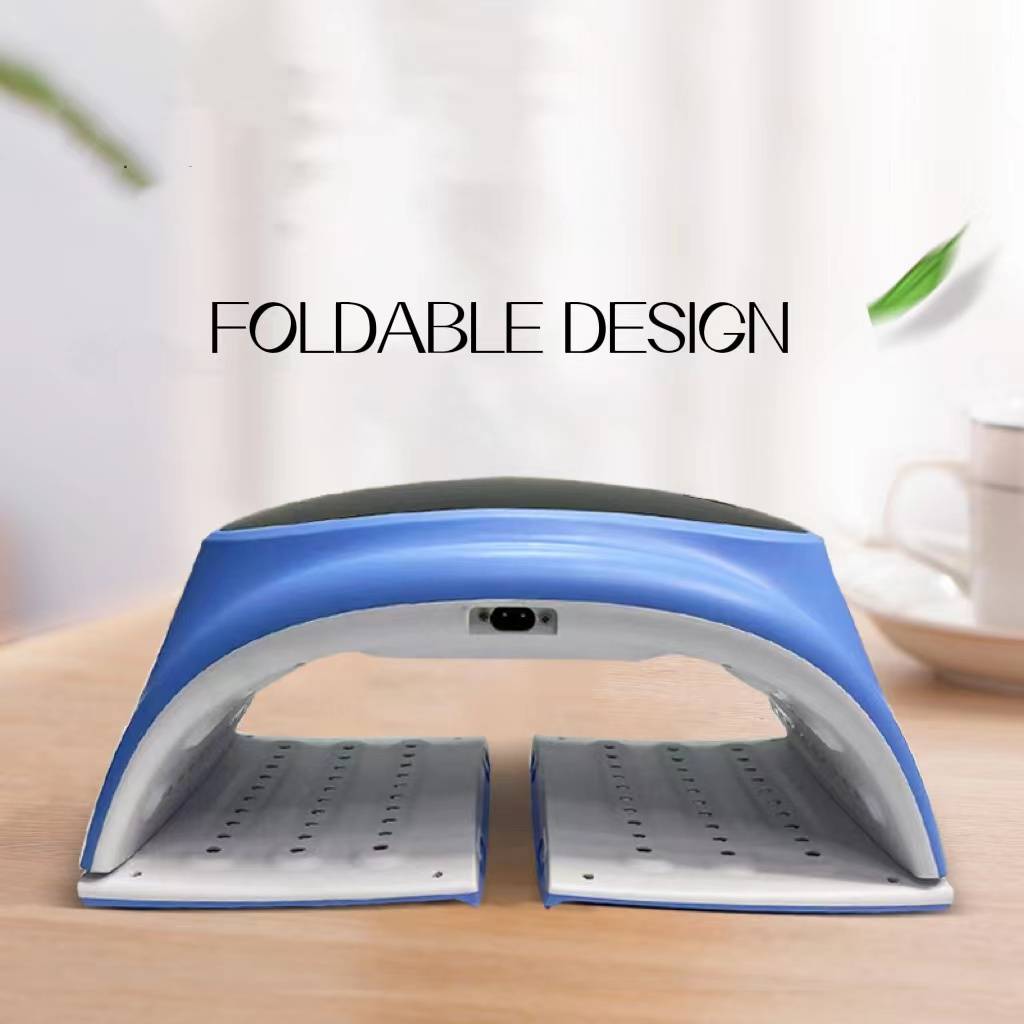 Foldable design of the Omega PDT Light, perfect for convenient storage and use.