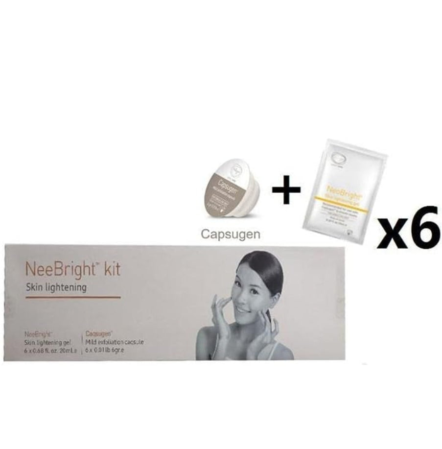 a package of a woman's face and a box of cream