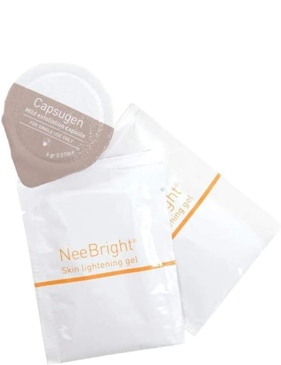 a pack of three bags of skin lightening gel