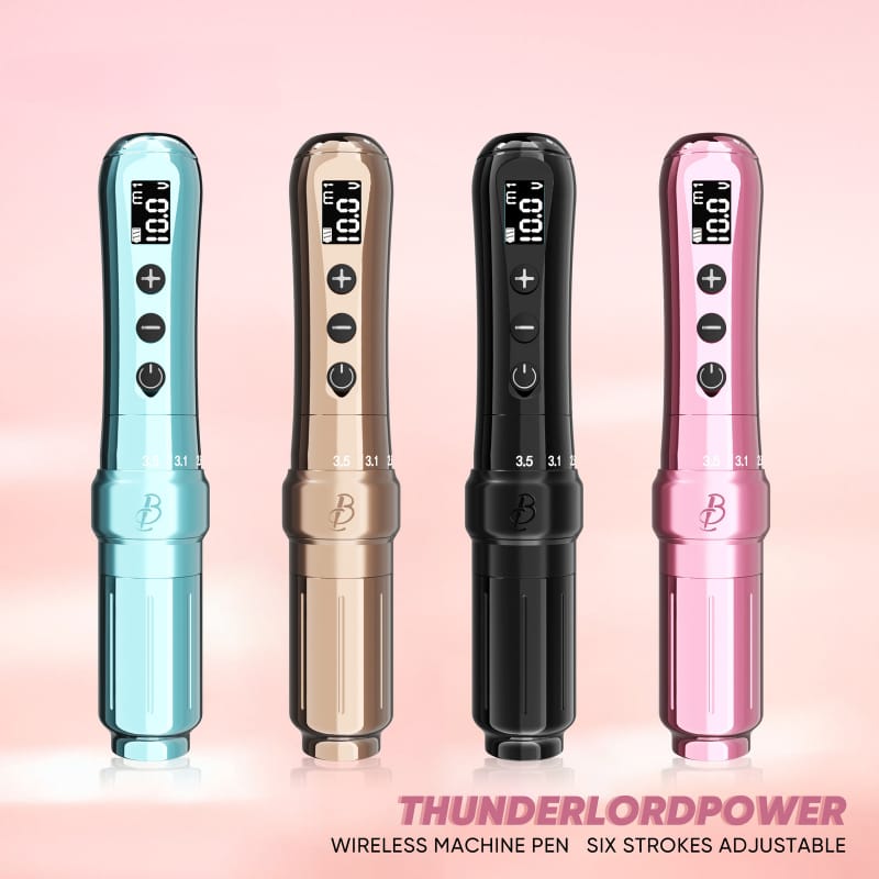 Biomaser U1 Wireless PMU pen machine showcasing ergonomic design for easy use.