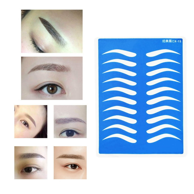 a set of eyeliners with different shapes and colors