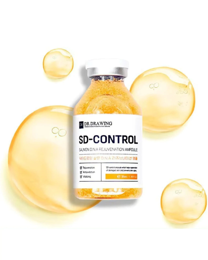 Dr. Drawing SD Control Salmon DNA Serum product shot, ideal for intensive skin repair.