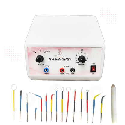Image of SD Cosmetics Care RF Cautery for skin tags, moles and warts removal showcasing advanced radio surgery technology for effective skin treatment.