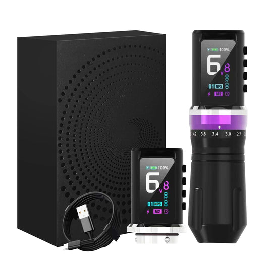 Much More Wireless Permanent Makeup Tattoo Pen Machine | Adjustable Stroke & Dual Modes - SD Cosmetics Care