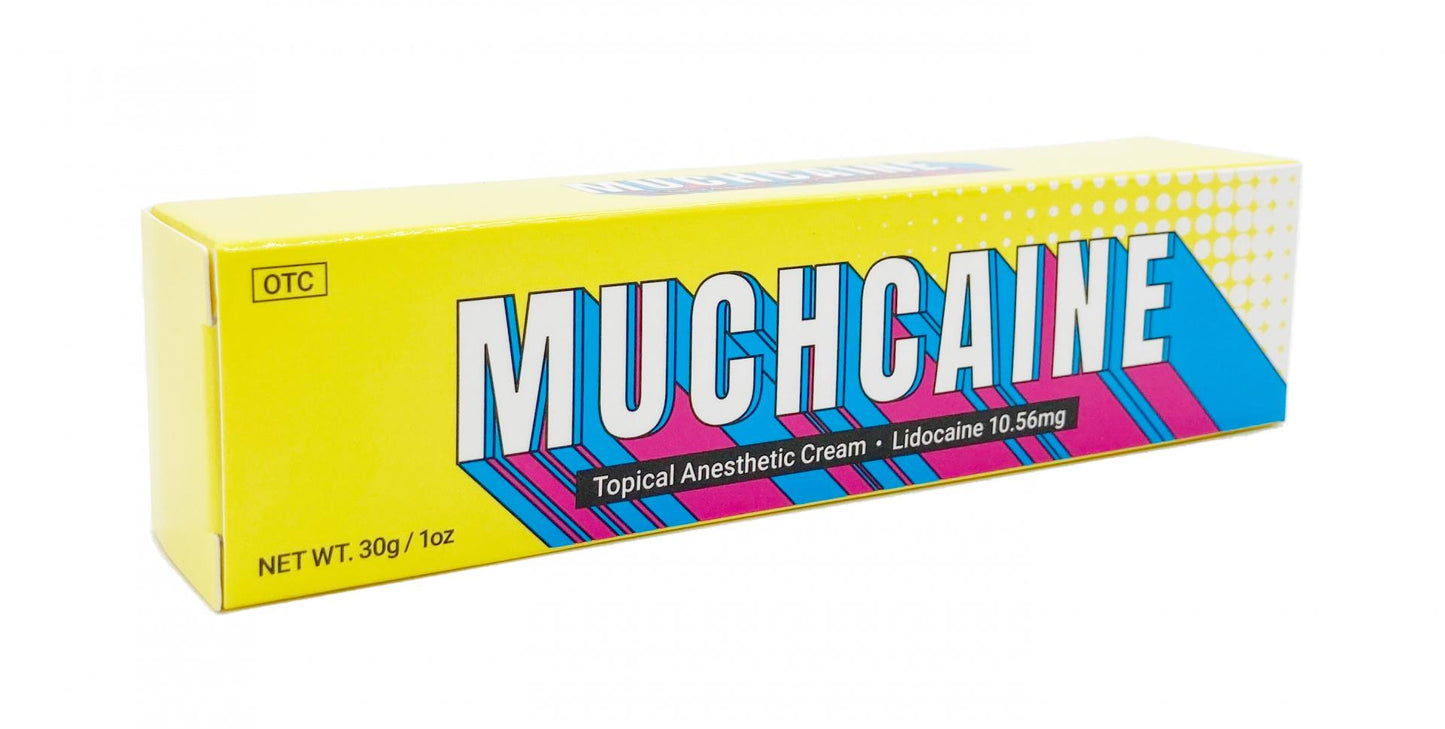 Muchcaine Numbing Cream 10.56% - Fast-Acting Anesthetic for Tattoos, Injections & Laser Treatments 30g - SD Cosmetics Care