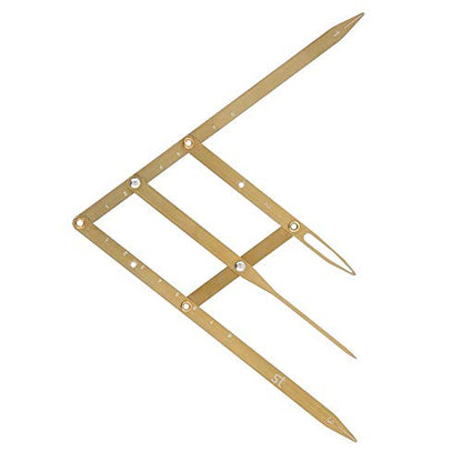 Golden Ratio Scale Eyebrow Ruler - Flexible Stainless Steel Measuring Tool for Perfect Eyebrow Shaping - SD Cosmetics Care