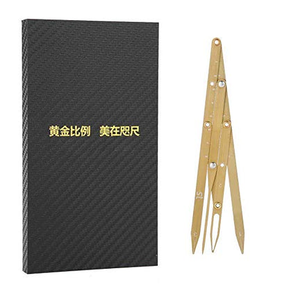 Golden Ratio Scale Eyebrow Ruler - Flexible Stainless Steel Measuring Tool for Perfect Eyebrow Shaping - SD Cosmetics Care