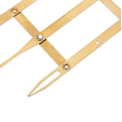 Golden Ratio Scale Eyebrow Ruler - Flexible Stainless Steel Measuring Tool for Perfect Eyebrow Shaping - SD Cosmetics Care