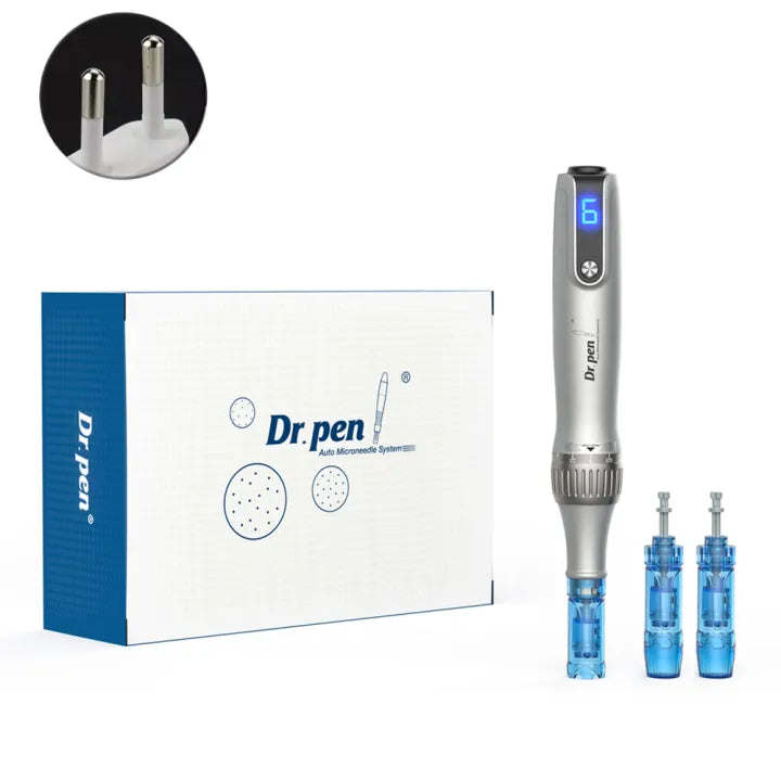 Dr. Pen M8S Microneedling Pen showcased in a sleek design, highlighting wireless convenience and adjustable depth for anti-aging.