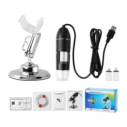 SD Cosmetics Care 1000x 2MP Dermascope featuring 8 LED lights for clear imaging, ideal for skin examination.