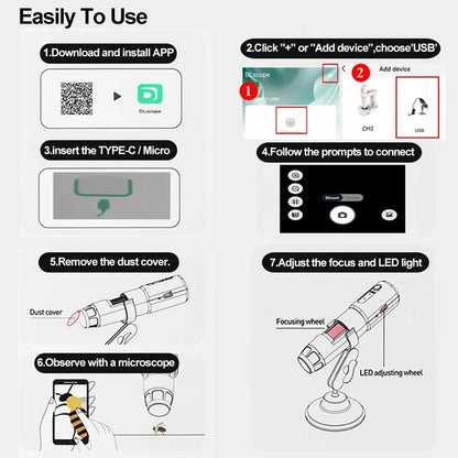 SD Cosmetics Care Dermascope with photo and video capability, perfect for documenting skin examinations and more.