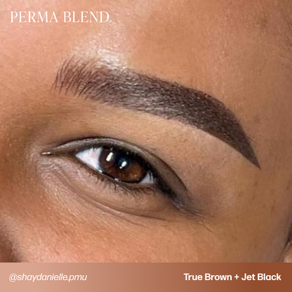 Permablend True Brown Permanent Makeup Pigment, Artist-Grade Brow & Eyeliner Ink - SD Cosmetics Care