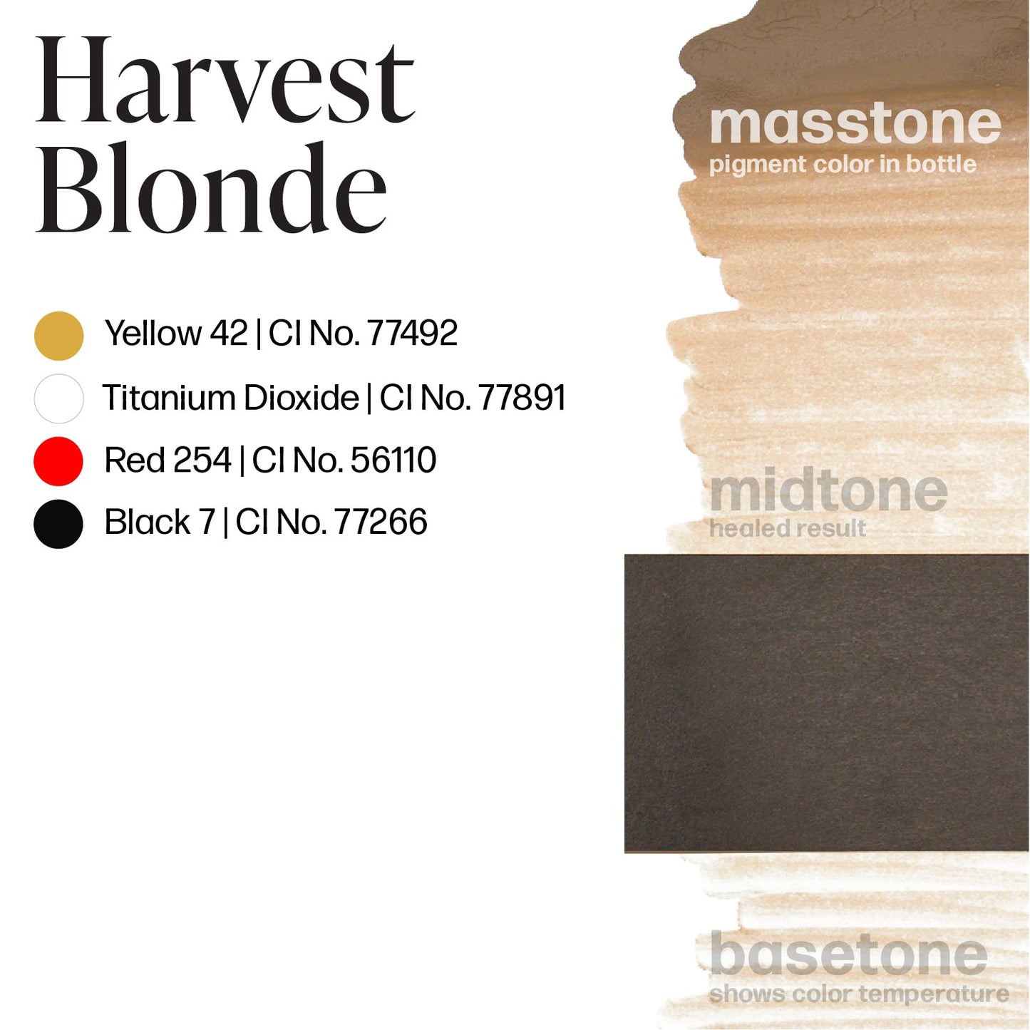 Permablen Harvest Blonde Permanent Makeup Pigment For Brows, High Opacity, Medium Neutral Blonde - SD Cosmetics Care