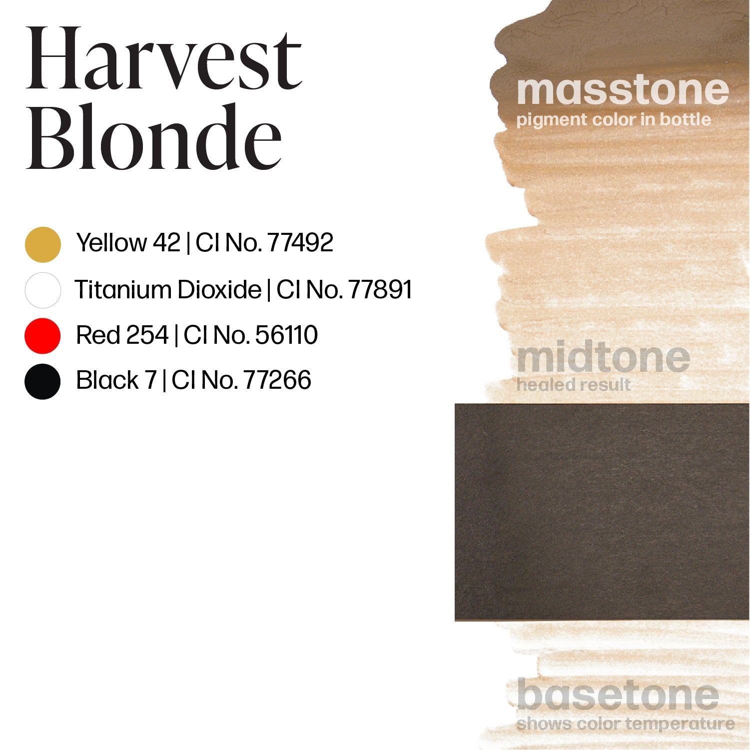 Permablen Harvest Blonde Permanent Makeup Pigment For Brows, High Opacity, Medium Neutral Blonde - SD Cosmetics Care