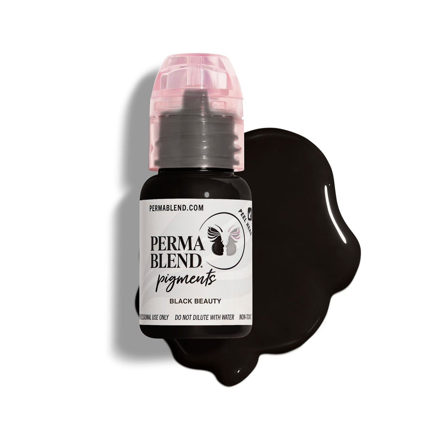Permablend Black Beauty 15ml - High Opacity Vegan Eyeliner Pigment for Custom Looks - SD Cosmetics Care