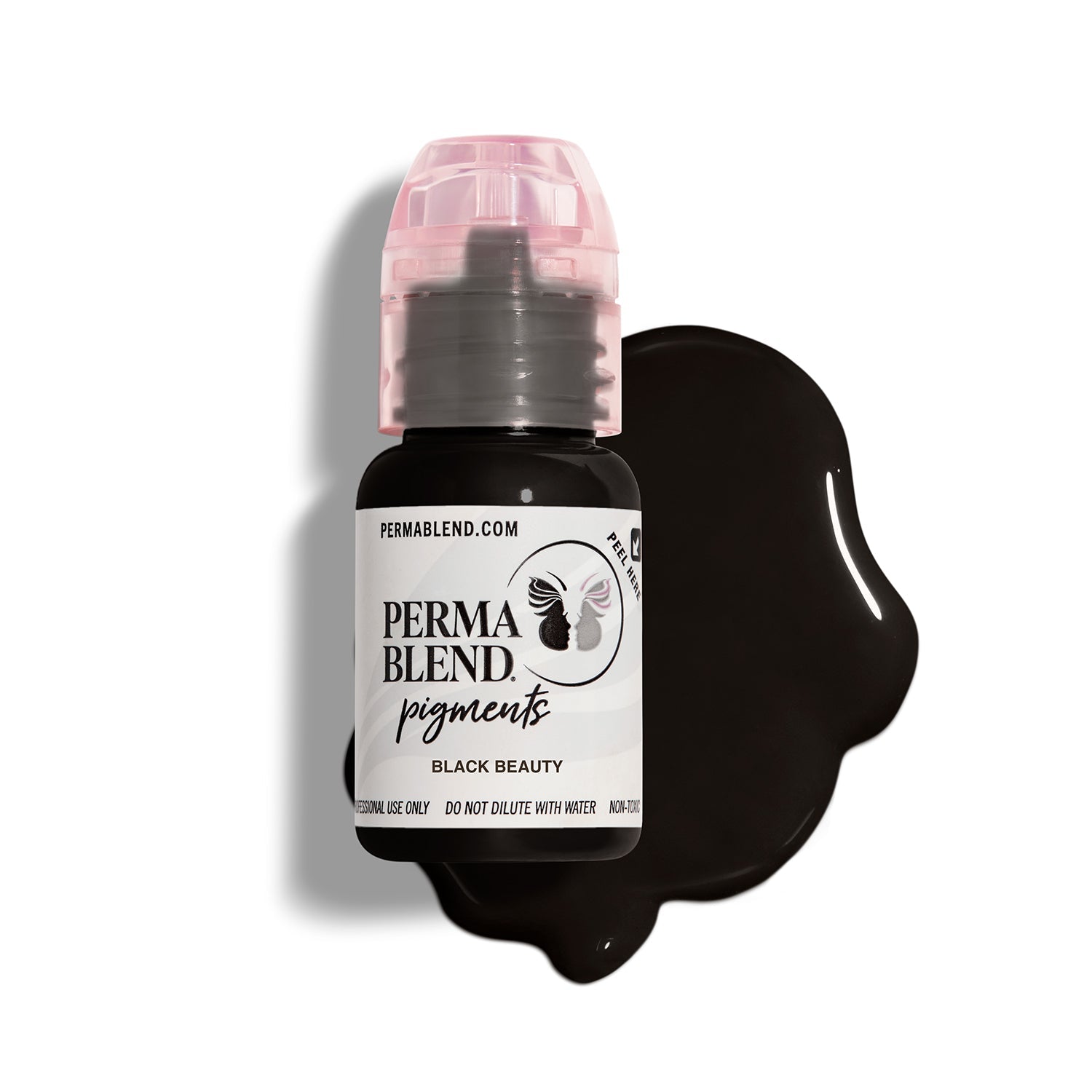 Permablend Black Beauty 15ml - High Opacity Vegan Eyeliner Pigment for Custom Looks - SD Cosmetics Care