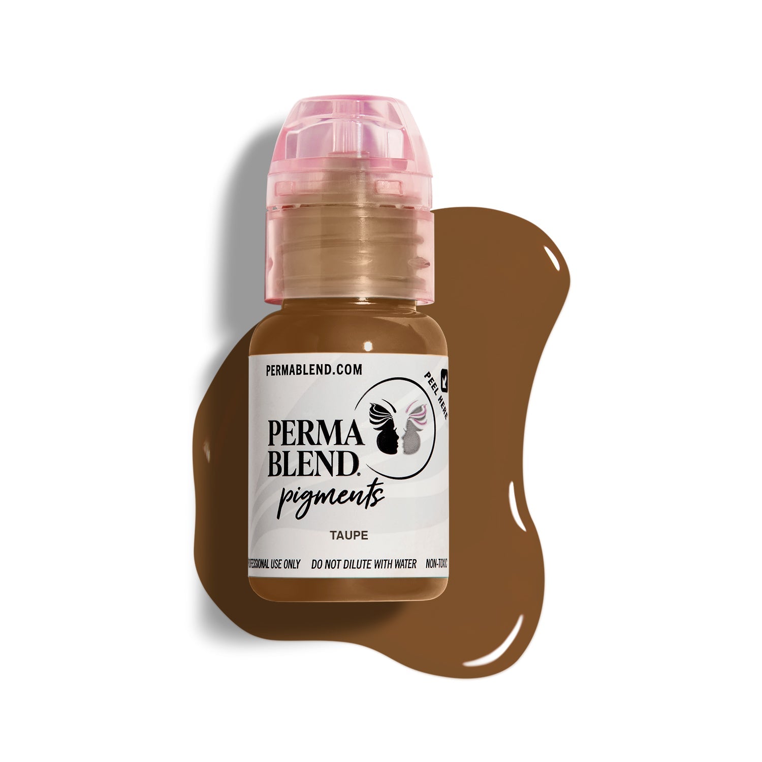 Permablend Taupe Permanent Makeup Brow Pigment, High Opacity, True-To-Skin Color - SD Cosmetics Care