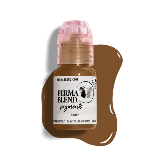 Permablend Taupe Permanent Makeup Brow Pigment, High Opacity, True-To-Skin Color - SD Cosmetics Care