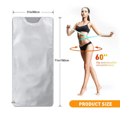Close-up of the sauna heating control panel of the Weight Loss Thermal Sauna Blanket, emphasizing its easy-to-use Heating Blanket technology.