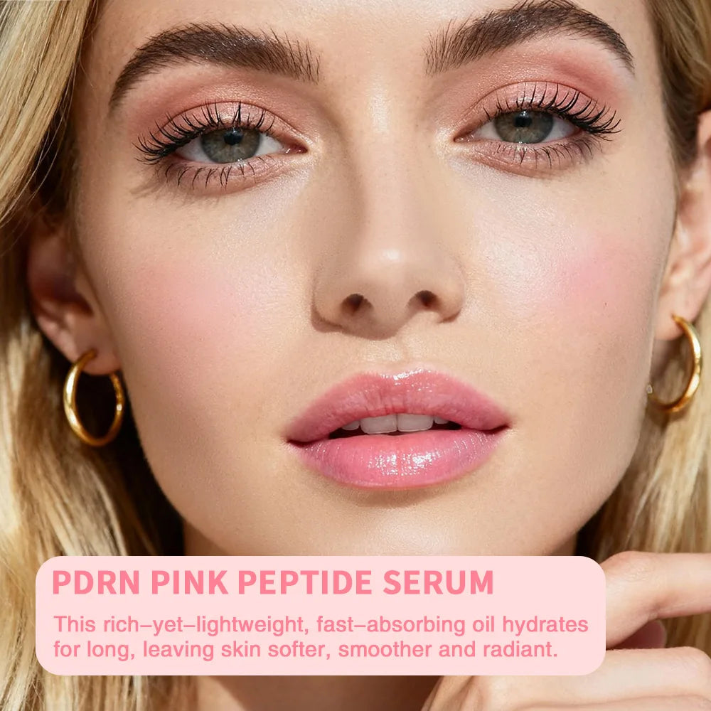Pink Peptide Glow Face Serum – Hydrating & Brightening
