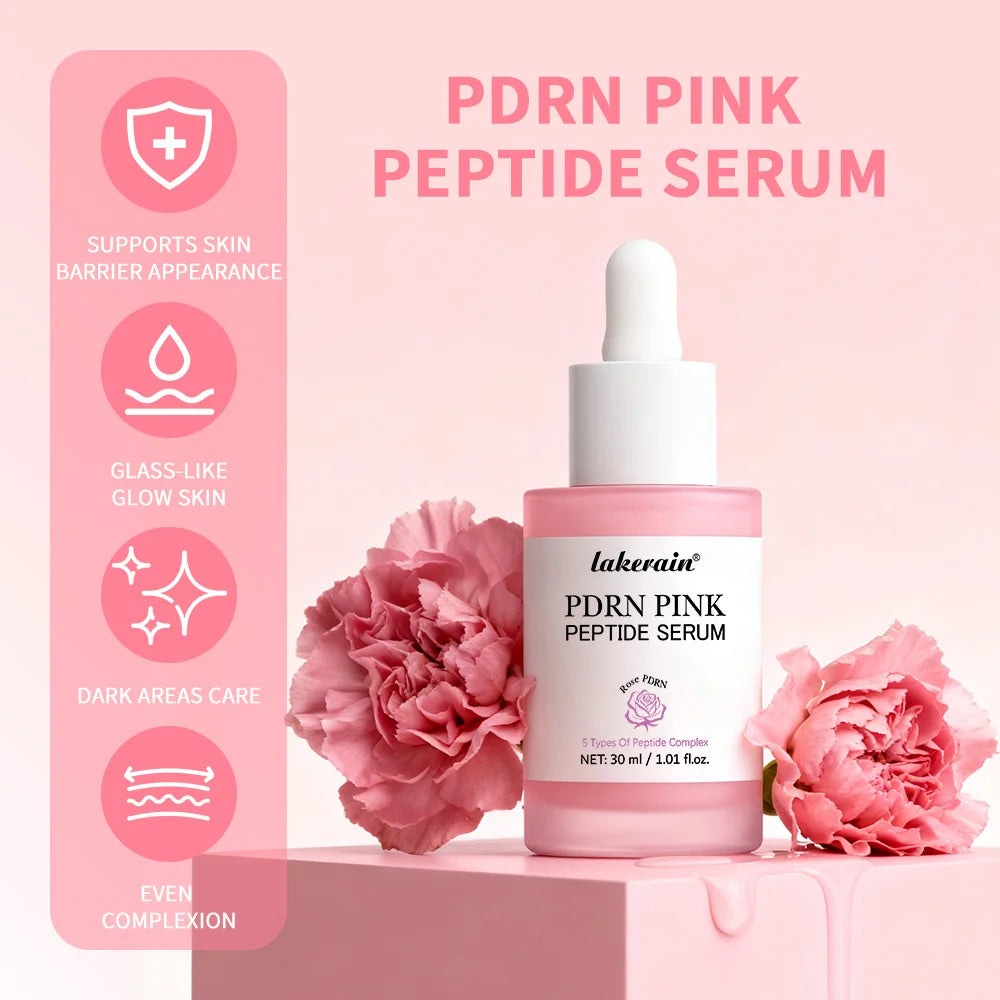 Pink Peptide Glow Face Serum – Hydrating & Brightening