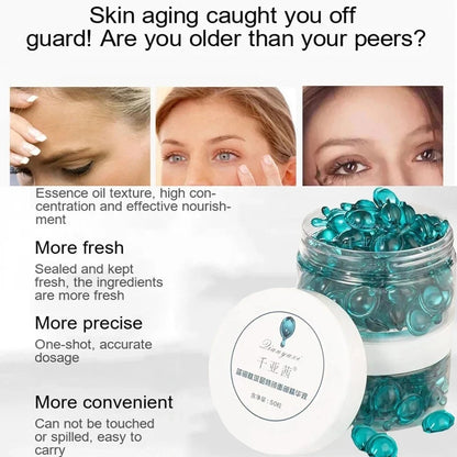 Blue Copper Peptide Capsule Face Serum – Firming & Hydrating