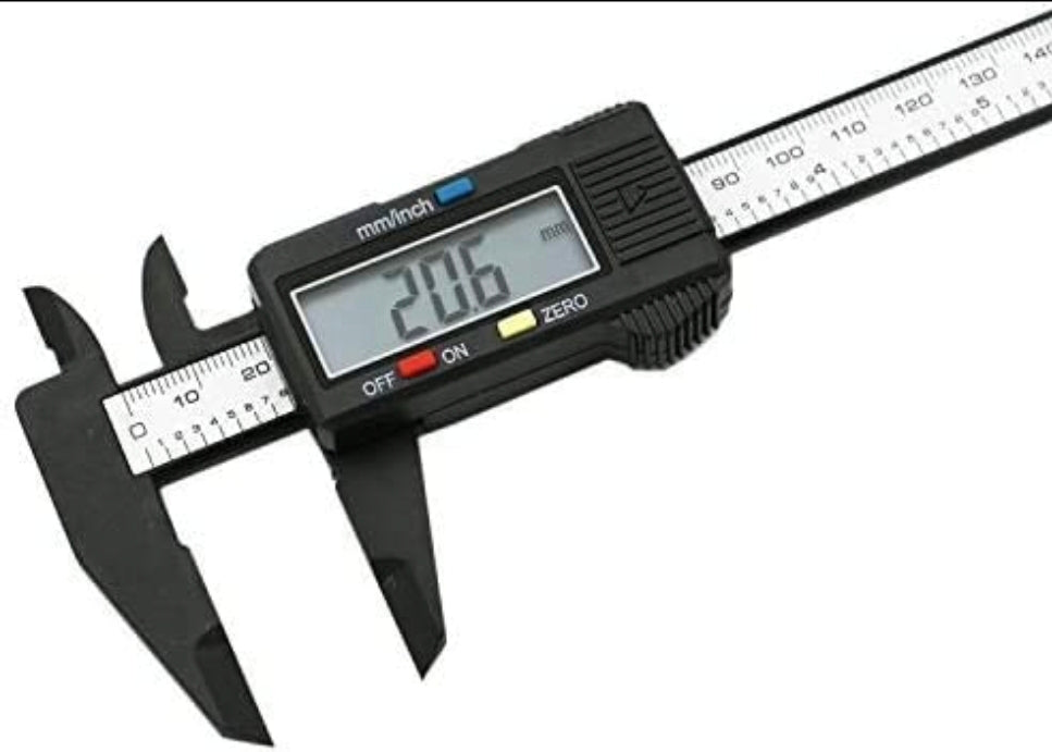 Digital Brow Measuring Tool displaying a measurement of 20.6 mm, showcasing its practical application for eyebrow precision.