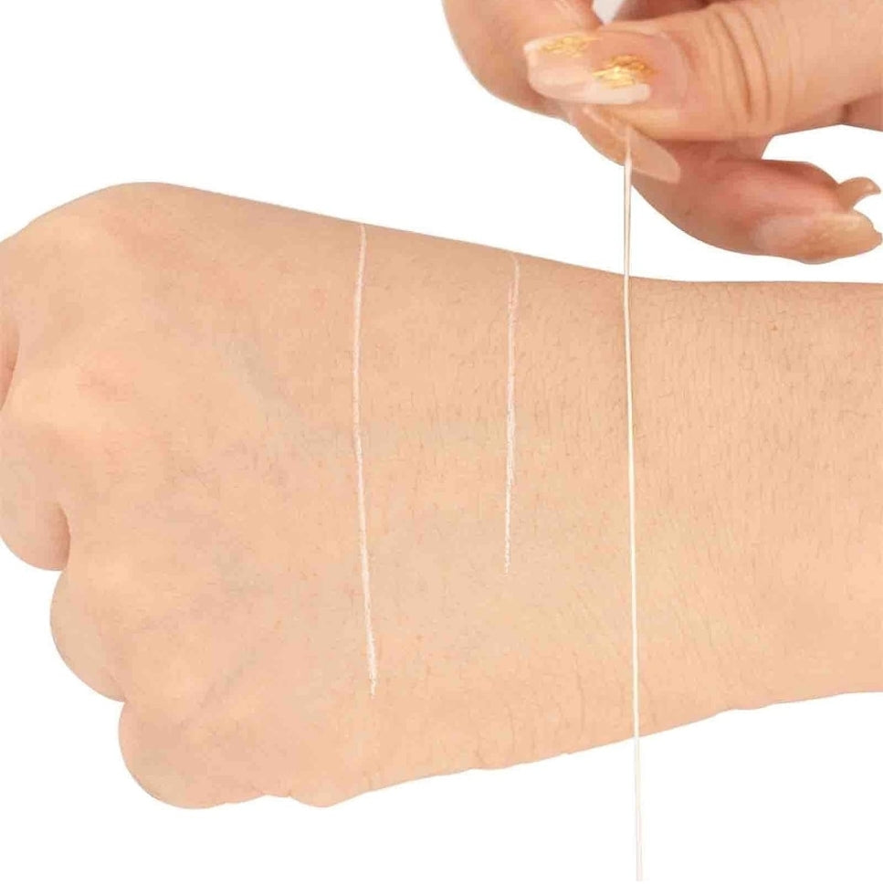 White Eyebrow Mapping String rolled up, showcasing the 10M length perfect for repeated eyebrow mapping.