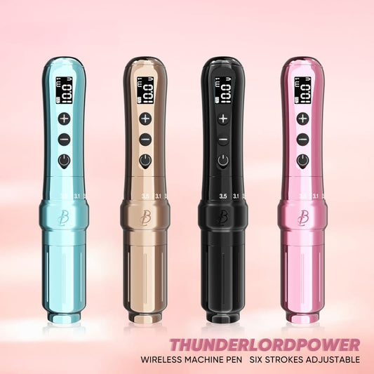 Biomaser U1 Wireless PMU pen machine showcasing ergonomic design for easy use.