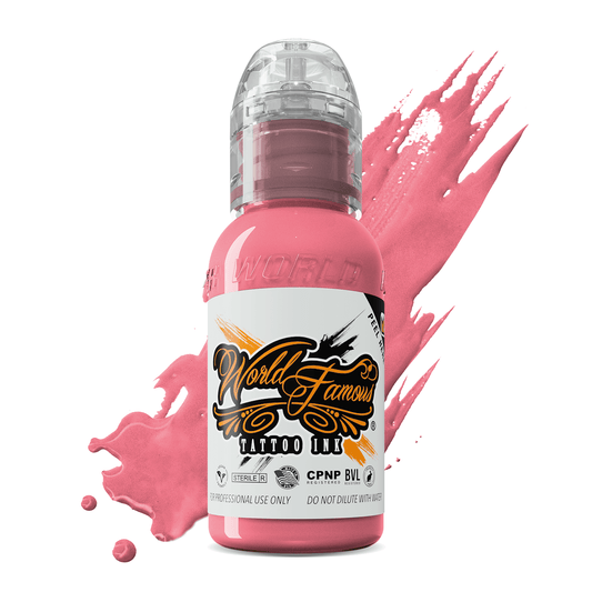 World Famous Flying Pig Pink Tattoo Ink Bright Pale Pink High Pigment, Fast Healing - SD Cosmetics Care