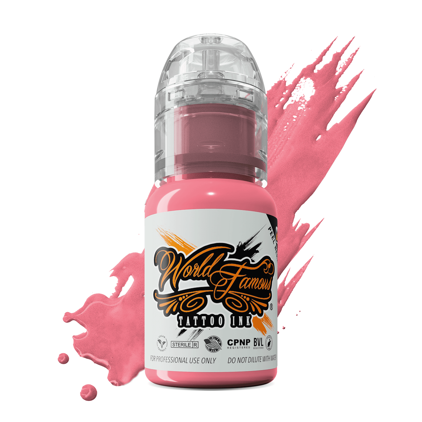 World Famous Flying Pig Pink Tattoo Ink Bright Pale Pink High Pigment, Fast Healing - SD Cosmetics Care