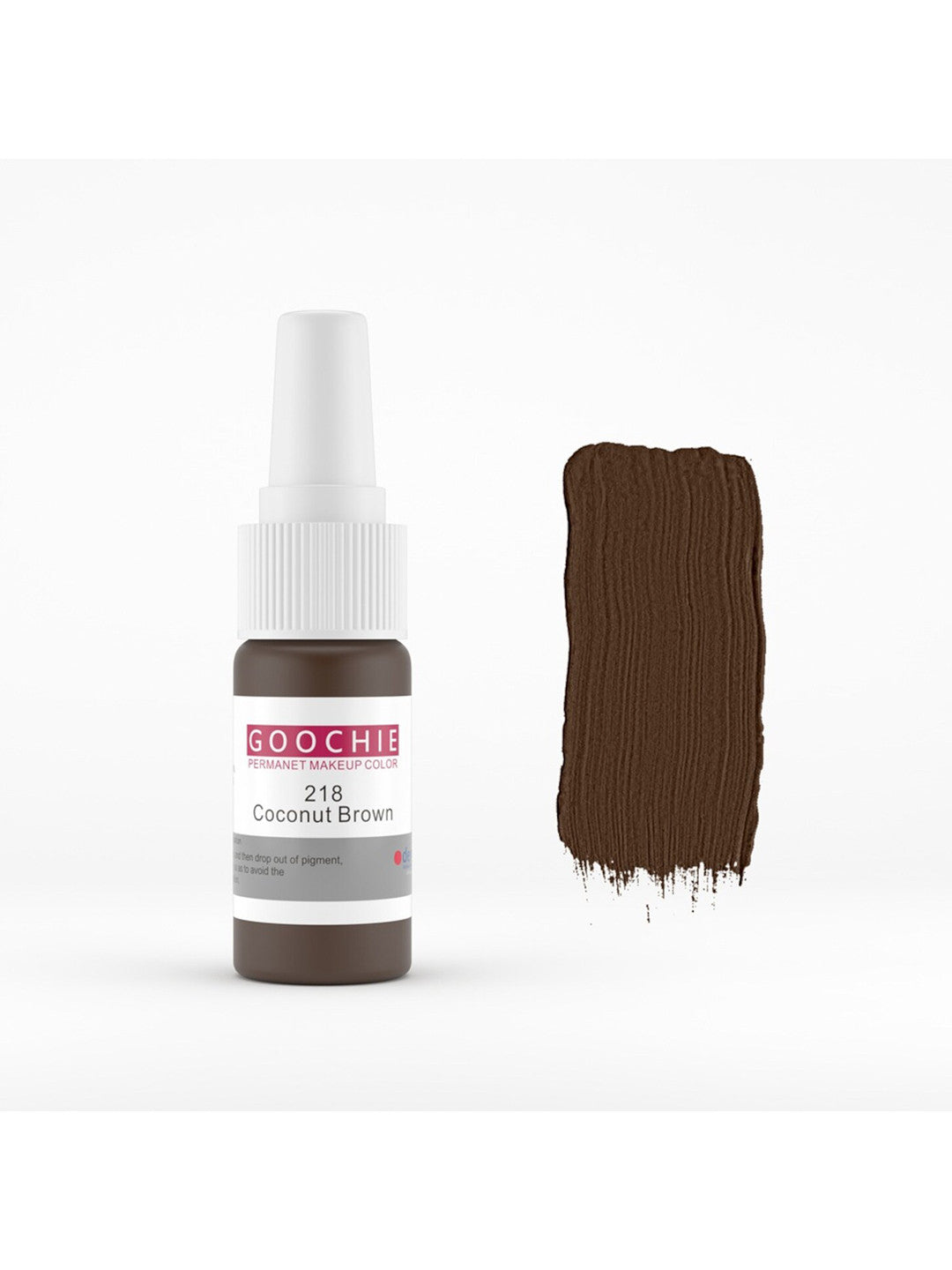 GOOCHIE Permanent Makeup Pigment - Coconut Brown 218 – SD Cosmetics Care