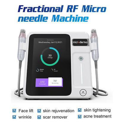 The Portable Micro Needling Radio Frequency Mnrf Machine with ergonomic design, perfect for professional and home use.