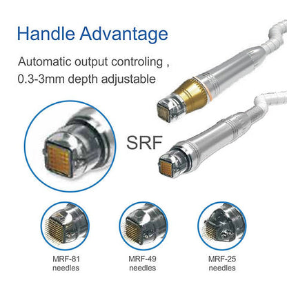 An overview image of the Portable Micro Needling Radio Frequency Mnrf Machine and its components, ideal for collagen regeneration.