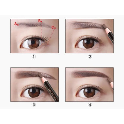 Waterproof Eyebrow Pencil set, perfect for achieving a natural and beautiful eyebrow look.
