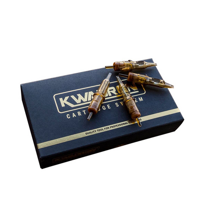 Kwadron PMU Cartridge Needles - 3 Round Liner (3RL) showcasing high-quality Kwadron PMU Cartridge design, ideal for permanent makeup applications with 3rl pmu needles.