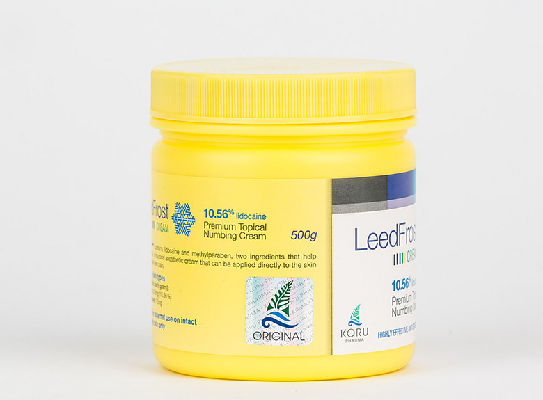 Leed Frost Cream 500g Lidocaine 10.56% Topical Numbing Anaesthetic For Procedures - SD Cosmetics Care