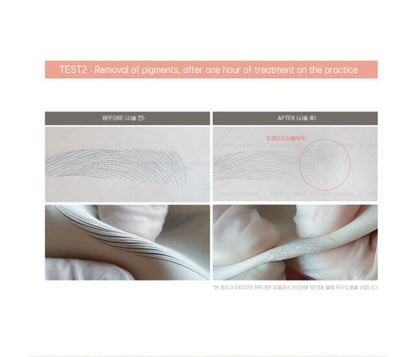 Dr. Drawing Color Eraser in action - Top Pigment Color Eraser for flawless brow corrections.