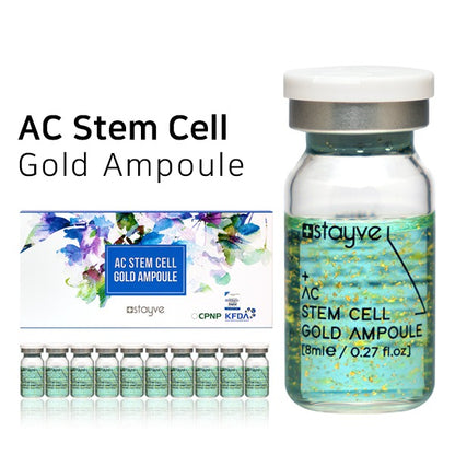 Korean Stayve AC Stem Cell Gold Ampoule 8ml 1 vial - SD Cosmetics Care