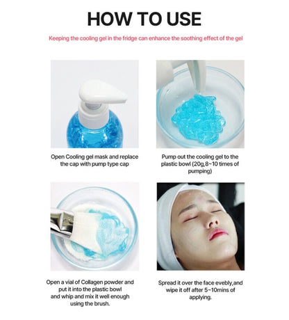After using Dr. Drawing Cooling Collagen Mask, showcasing glowing and rejuvenated skin.