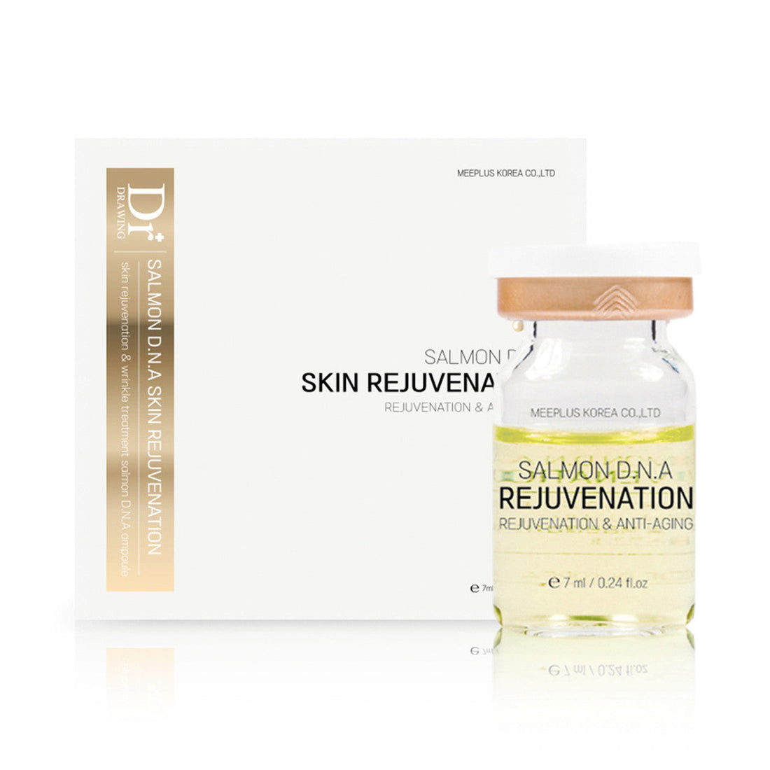 SD Cosmetics Care Dr Drawing Salmon DNA Rejuvenation Ampoule 7ml (1 Vial) for skin brightening and hydration