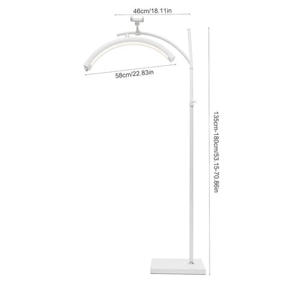 Moon Light Adjustable LED Floor Lamp For Clinic & Salon, 3 Color Settings, Salon Clinic - SD Cosmetics Care