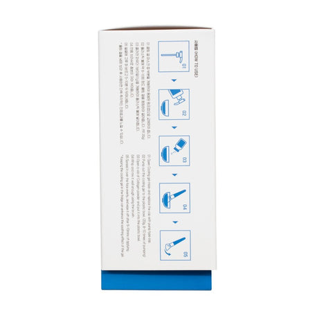 Aesthetic image of the Dr. Drawing Cooling Collagen Mask in a serene bathroom setting, promoting relaxation.