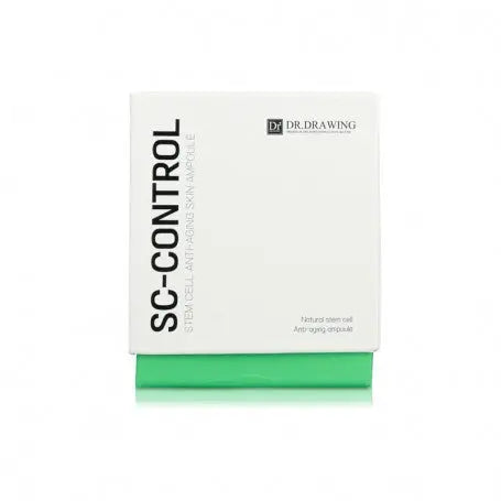Dr. Drawing SC CONTROL Serum with its main active ingredients listed, perfect for skin regeneration.