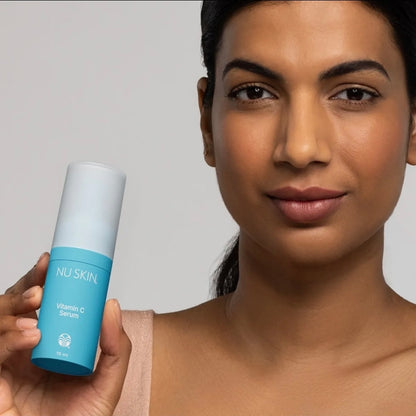 Nu Skin Vitamin C Serum with Vegan Collagen - 15ml Brightening & Hydrating Serum - SD Cosmetics Care