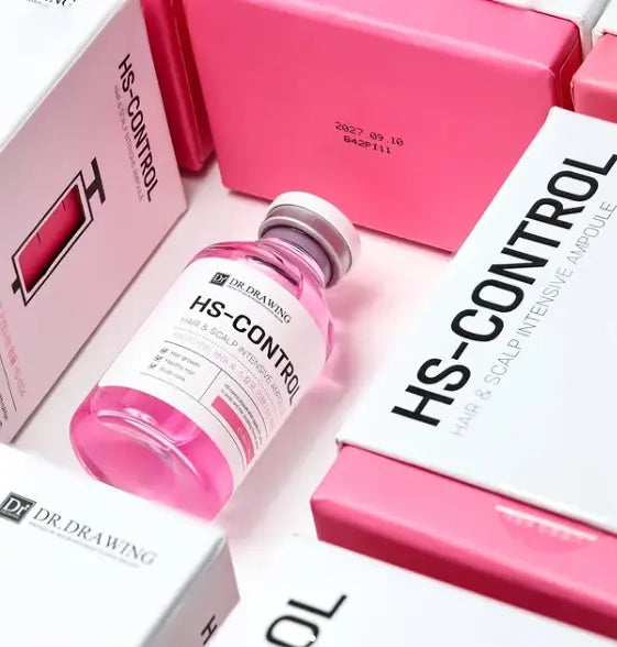 Dr. Drawing Dr Drawing HS Control Power care active ingredient for hair & scalp 35ml ampoule and dosing syringe