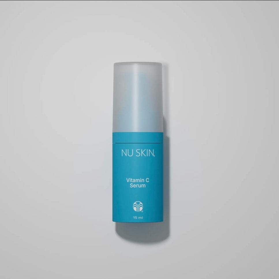 Nu Skin Vitamin C Serum with Vegan Collagen - 15ml Brightening & Hydrating Serum - SD Cosmetics Care